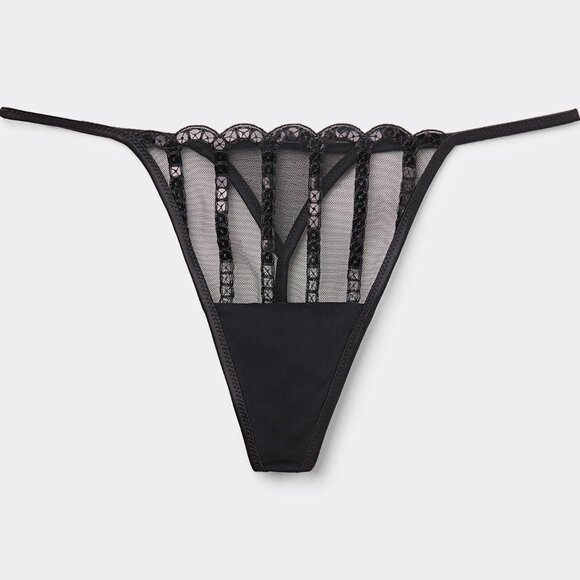 Intimissimi String Thong Embroidered Sequins - Picture 2 of 6